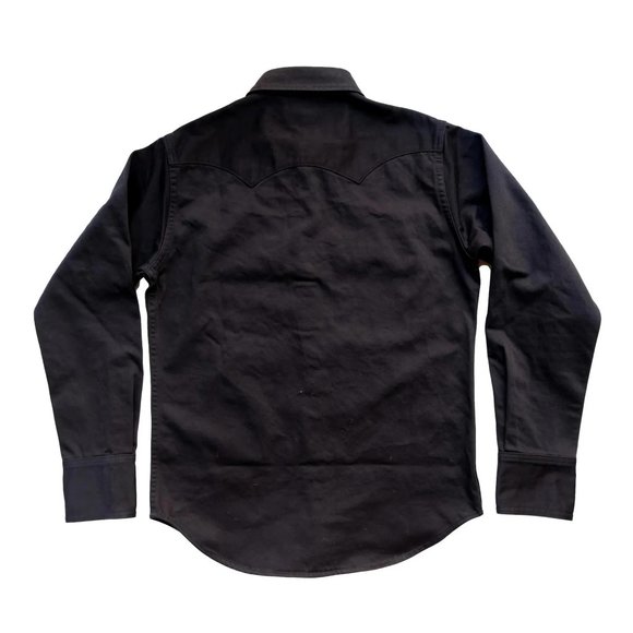 Studio D'Artisan Western Twill Shirt - Black - Picture 3 of 4